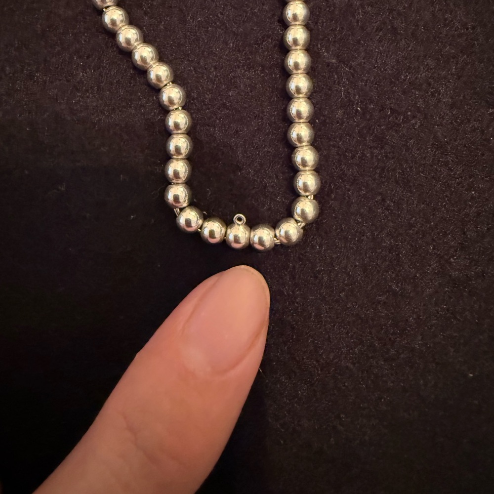 Return to Tiffany Heart Tag Bead Sterling Silver Bracelet - Picture 3 of 9